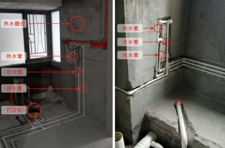 家裝循環(huán)水水管實拍圖，看整體布局方式是怎樣的？